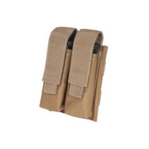 Outdoor Connection Coyote Brown Molle Double Pistol Magazine Pouch